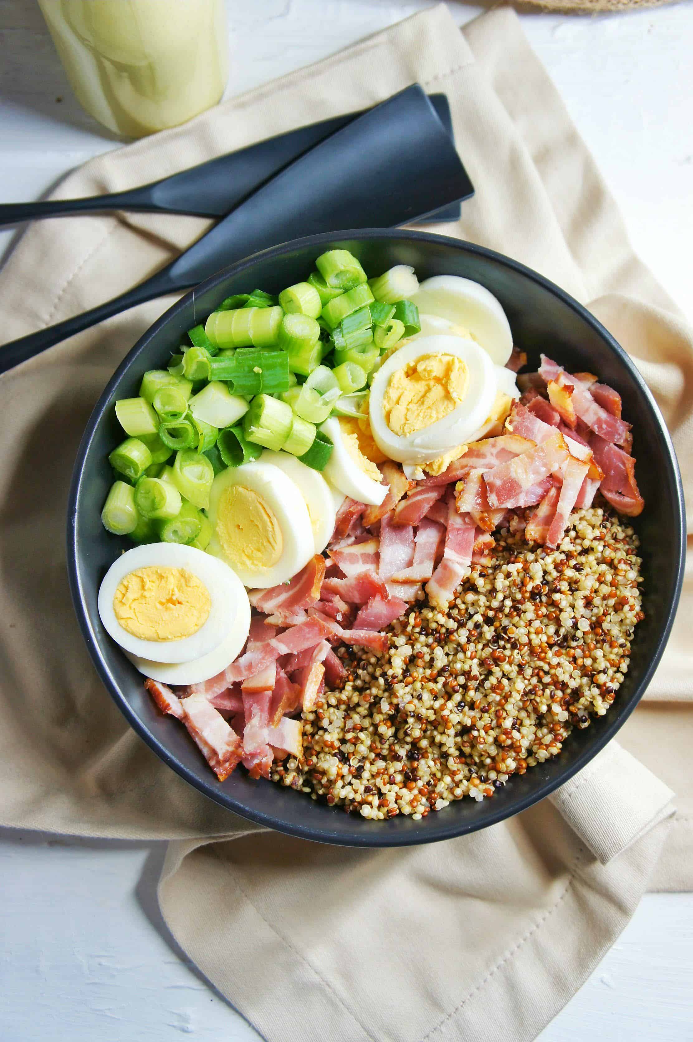 Bacon and Egg Quinoa Salad