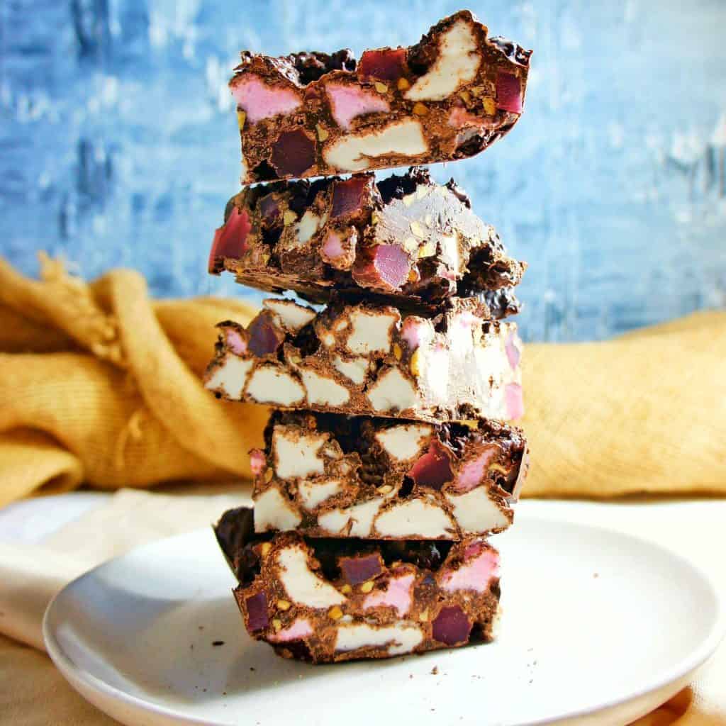 Dark Chocolate Rocky Road | Sweet Caramel Sunday