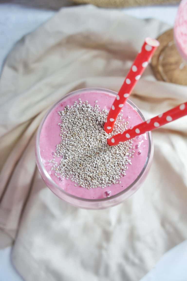 Raspberry Oat Smoothie Sweet Caramel Sunday