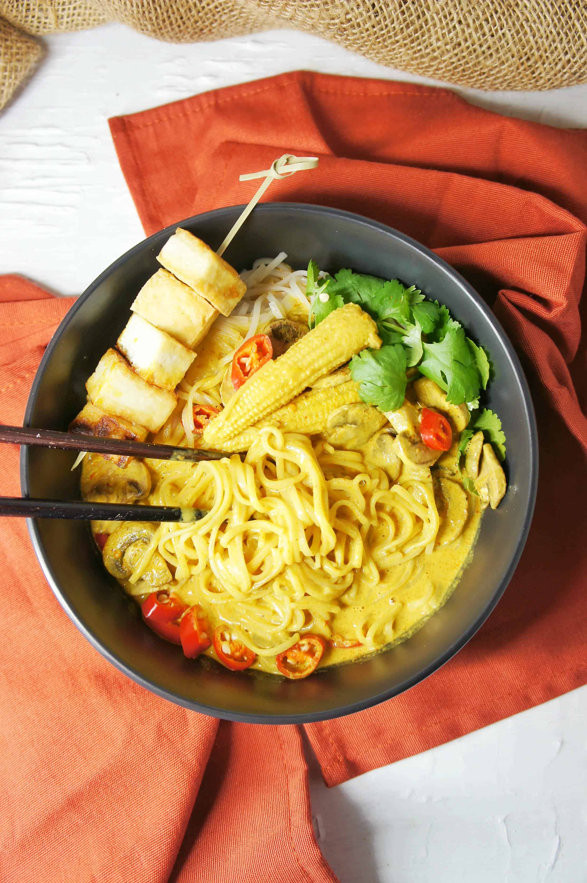 Yellow Curry Noodles | Sweet Caramel Sunday