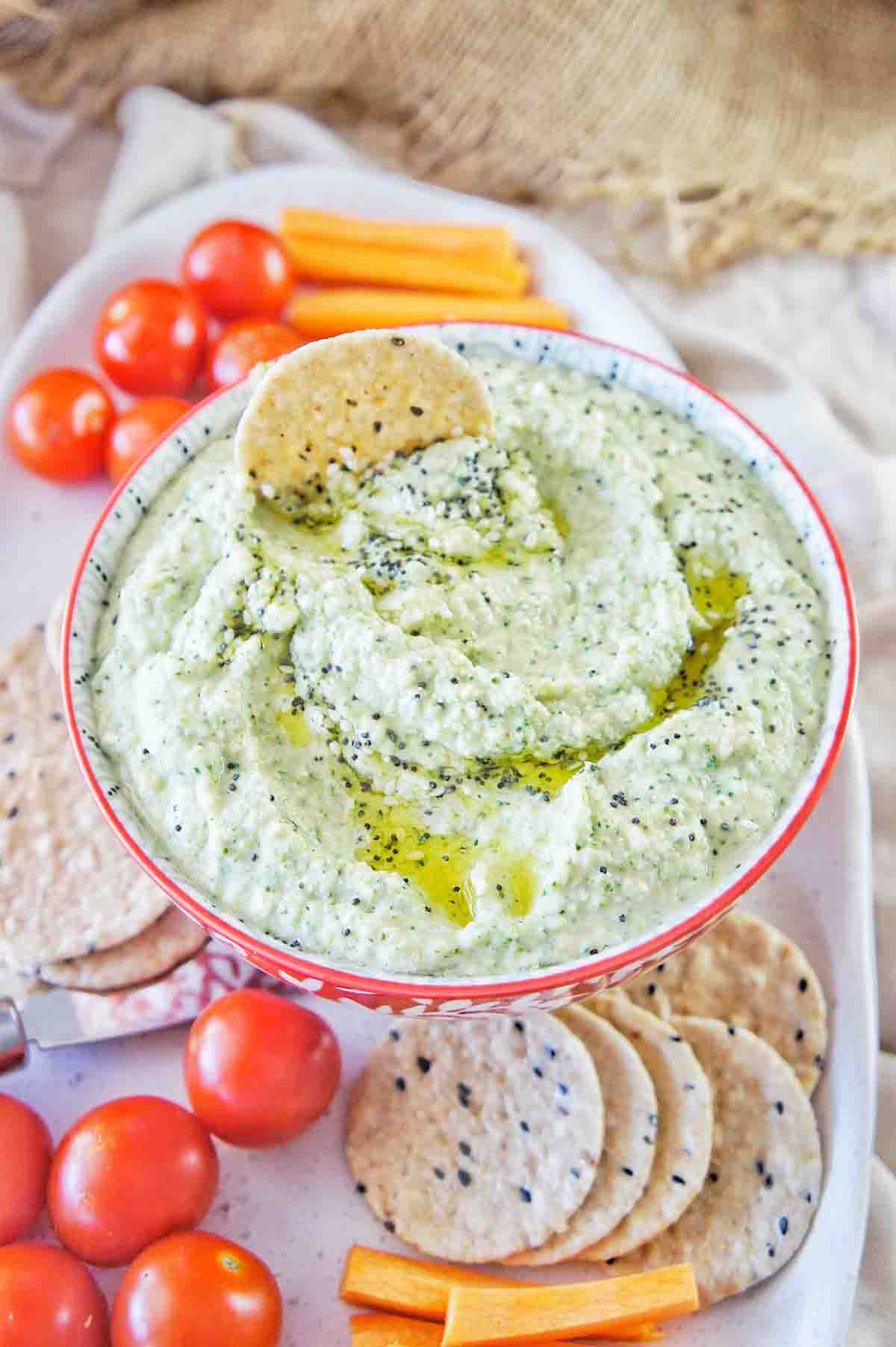 Raw Broccoli Hummus Recipe (VIDEO) | Sweet Caramel Sunday