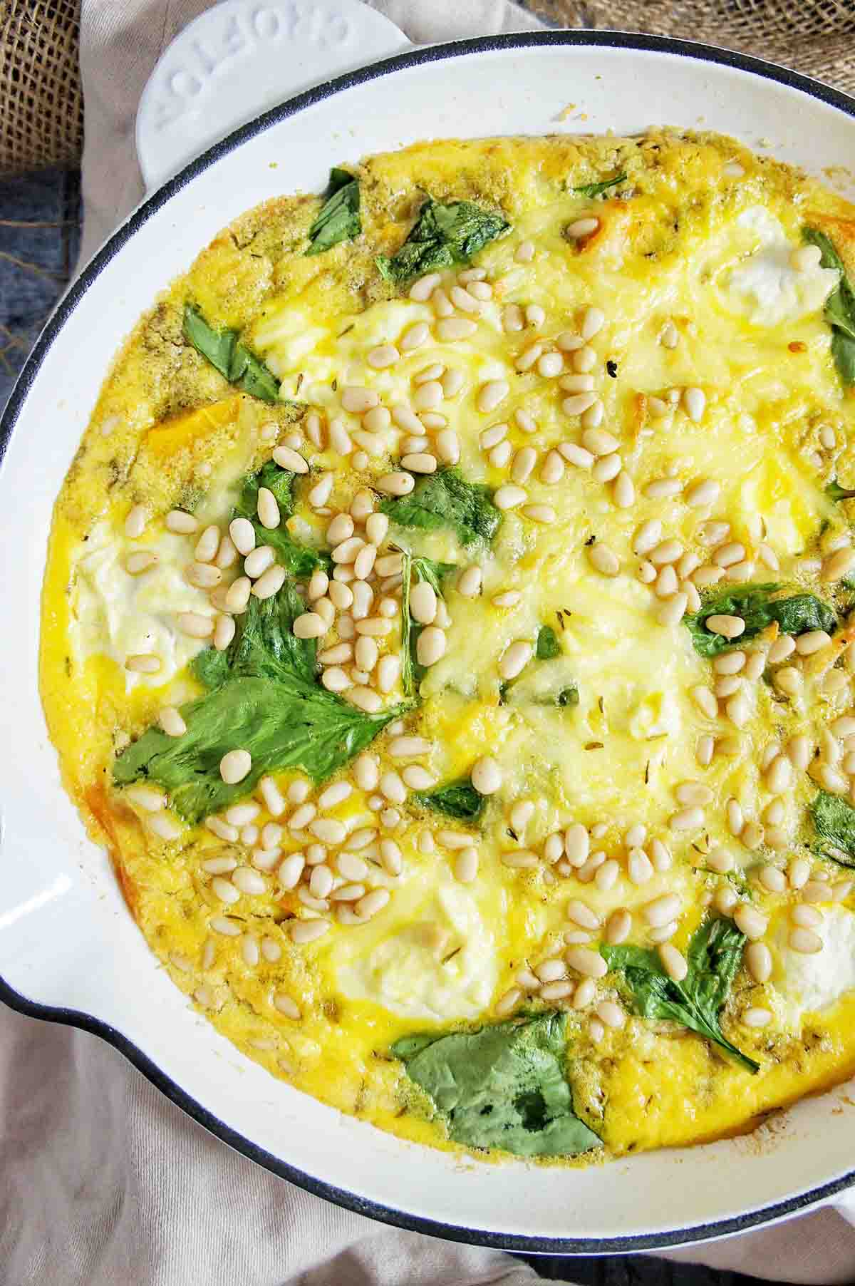 Pumpkin Frittata with Ricotta Cheese Sweet Caramel Sunday