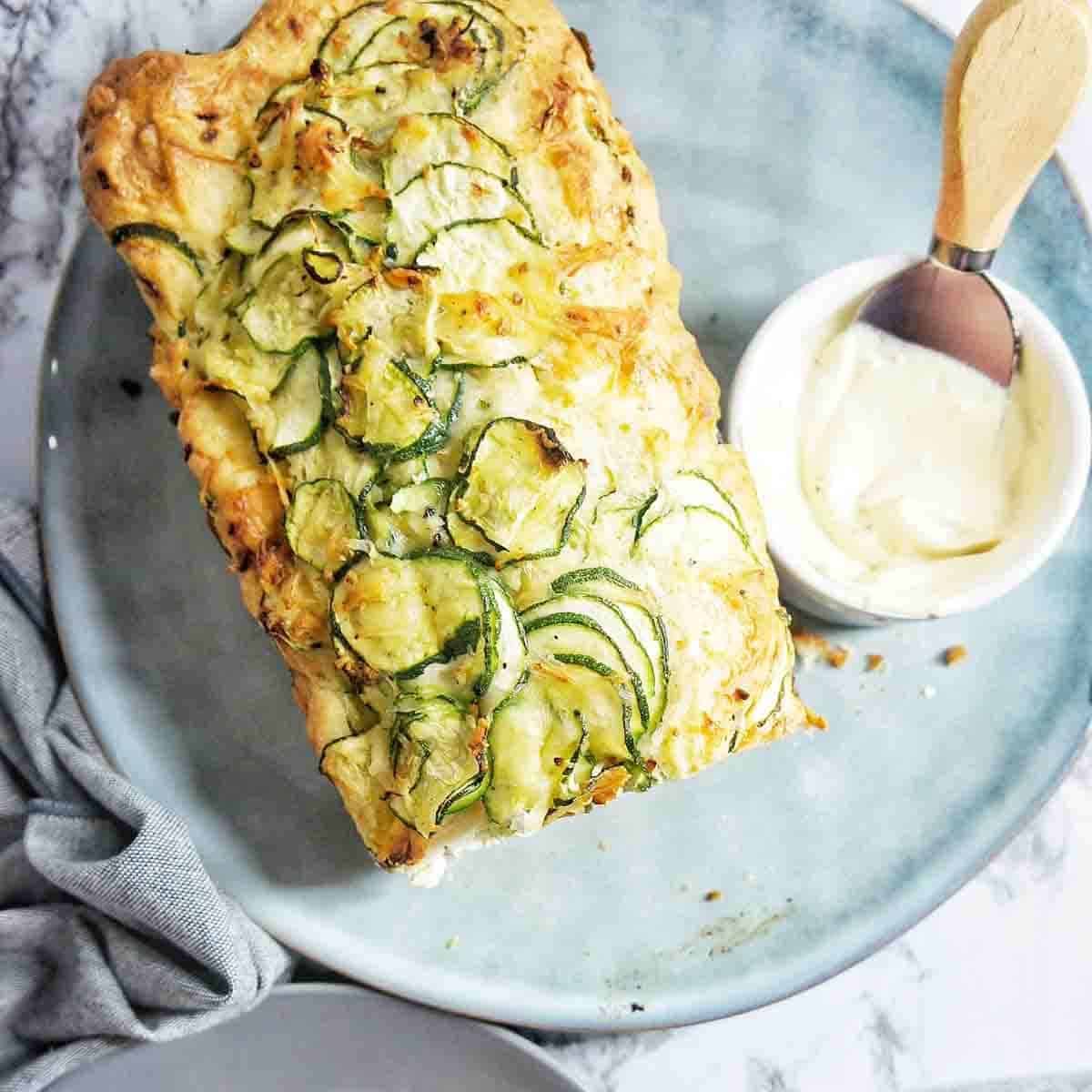 Zucchini Parmesan Bread Sweet Caramel Sunday