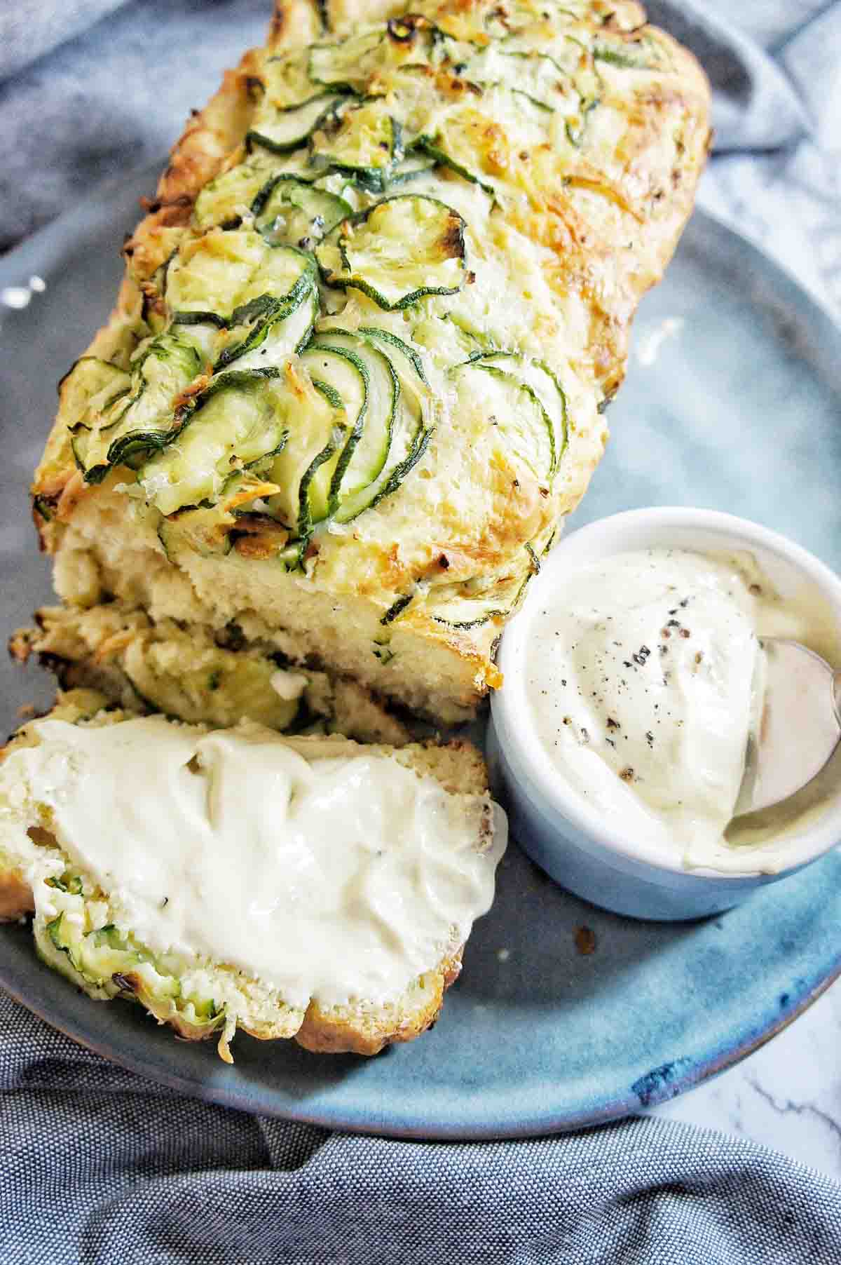 Zucchini Parmesan Bread Sweet Caramel Sunday