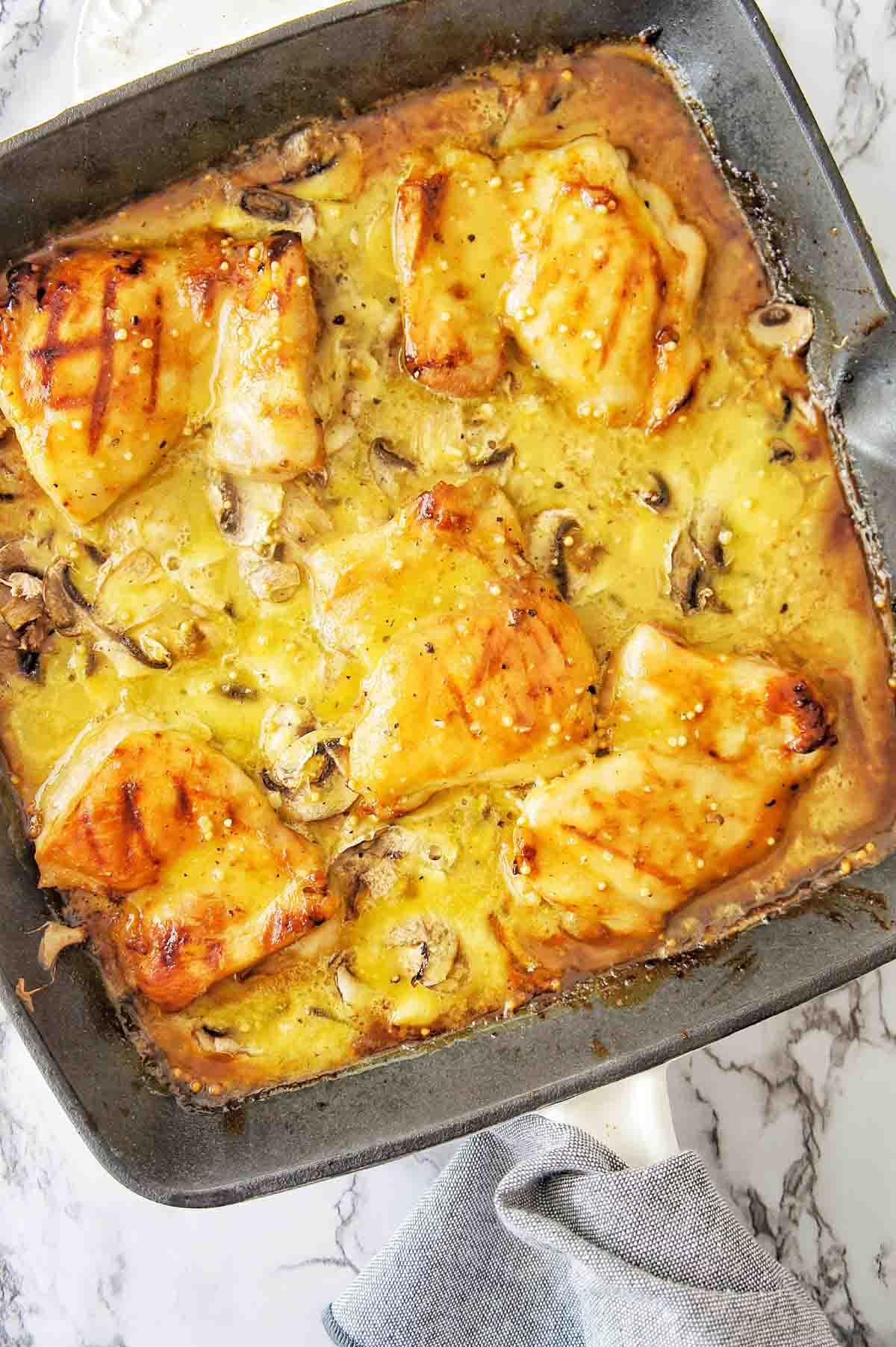 Honey Mustard Chicken Thighs Sweet Caramel Sunday