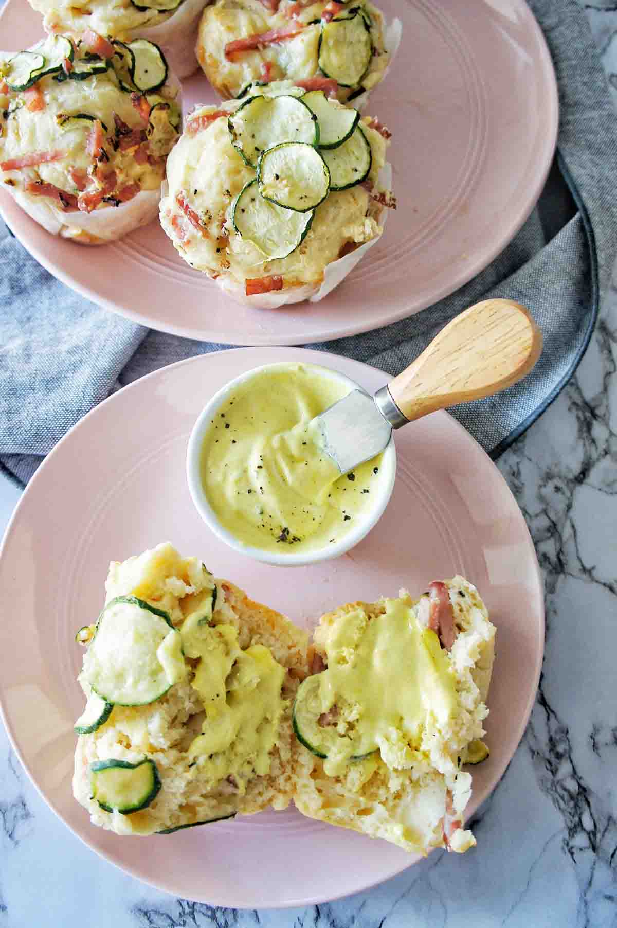 Zucchini and Ham Muffins Sweet Caramel Sunday