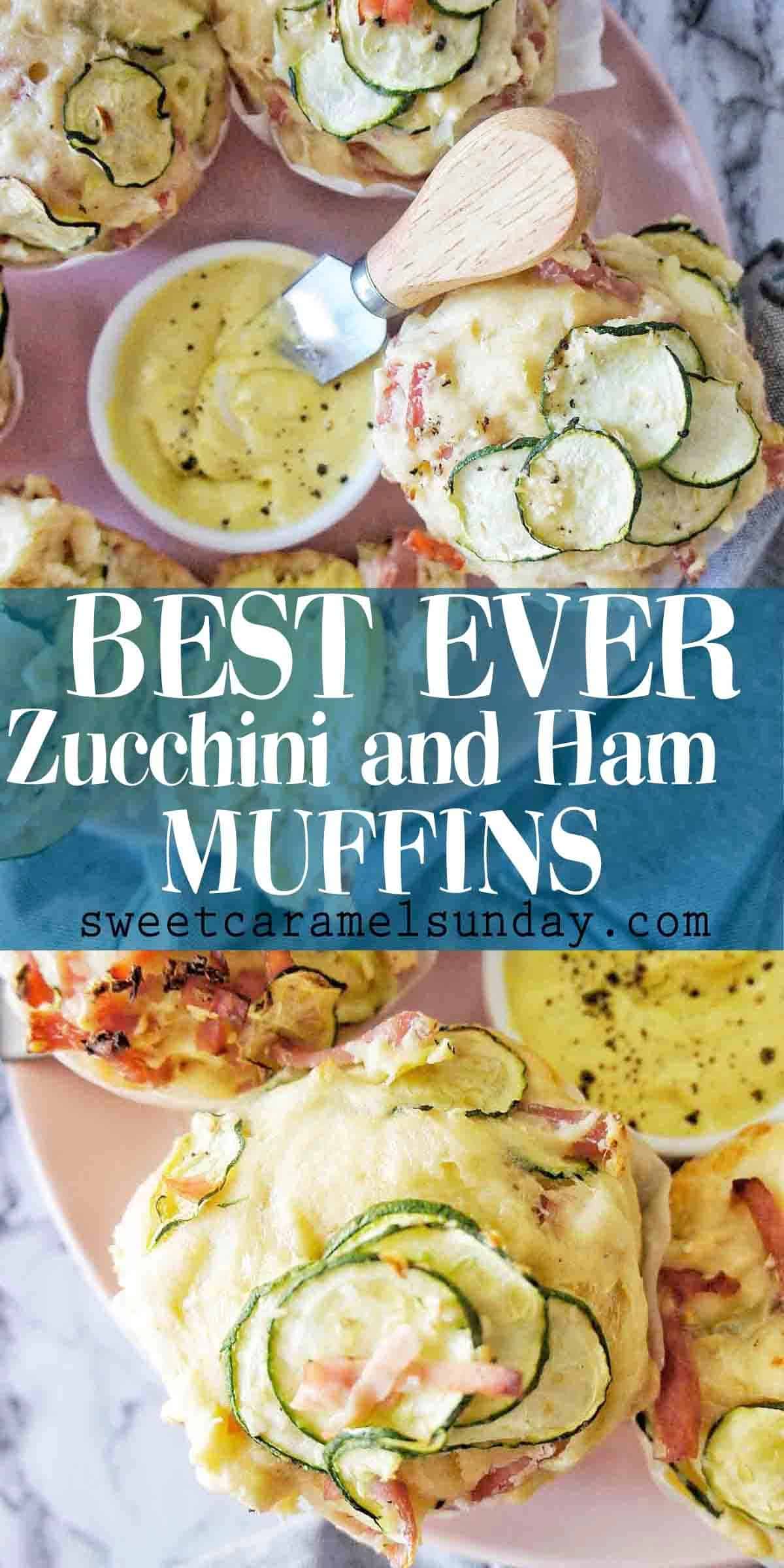 Zucchini and Ham Muffins Sweet Caramel Sunday
