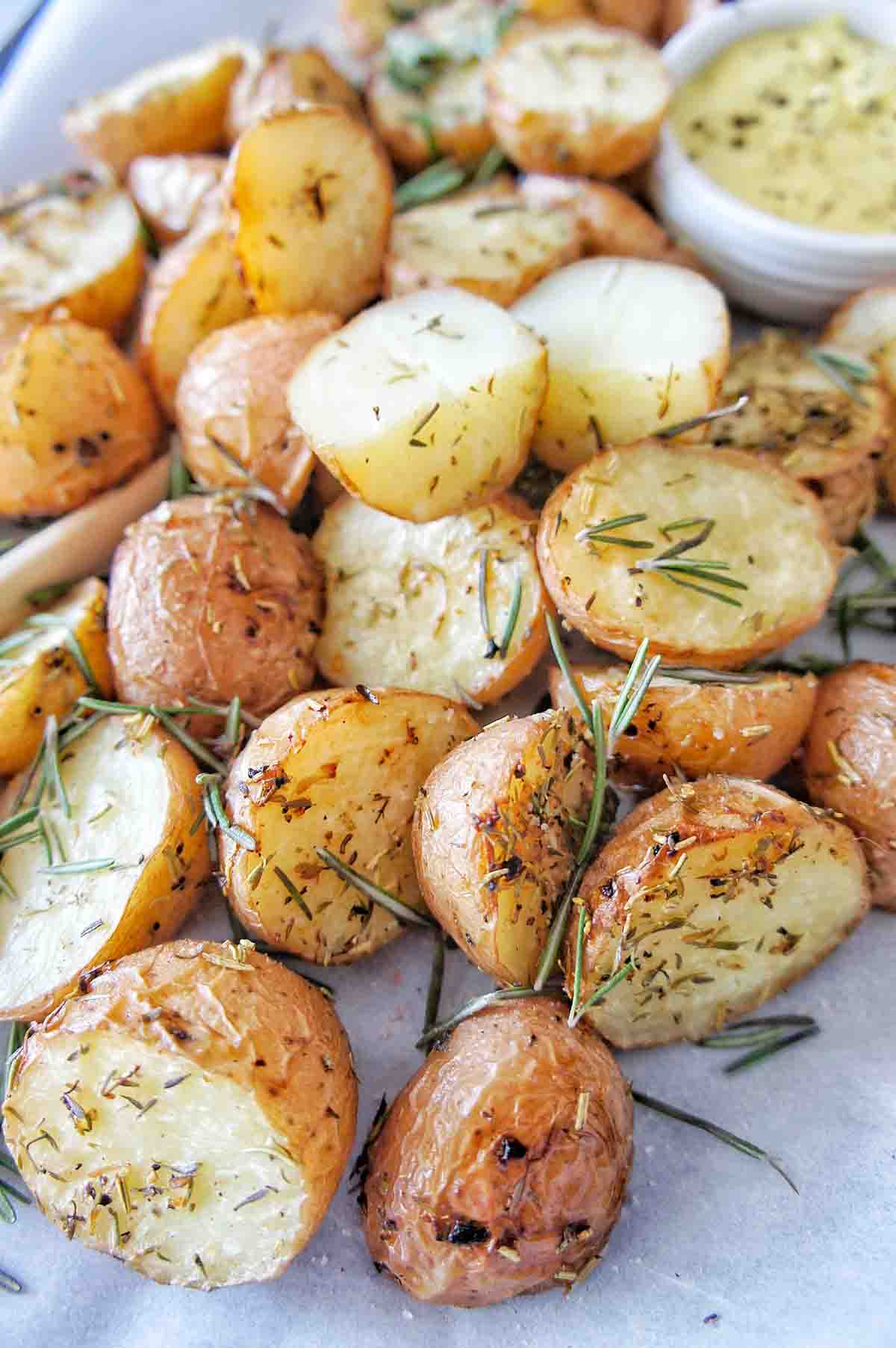 Skin on Roast Potatoes Sweet Caramel Sunday