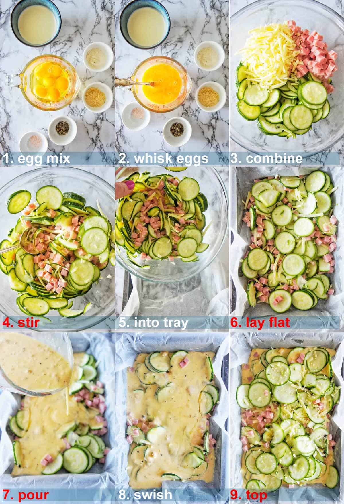 Zucchini and Bacon Slice Sweet Caramel Sunday