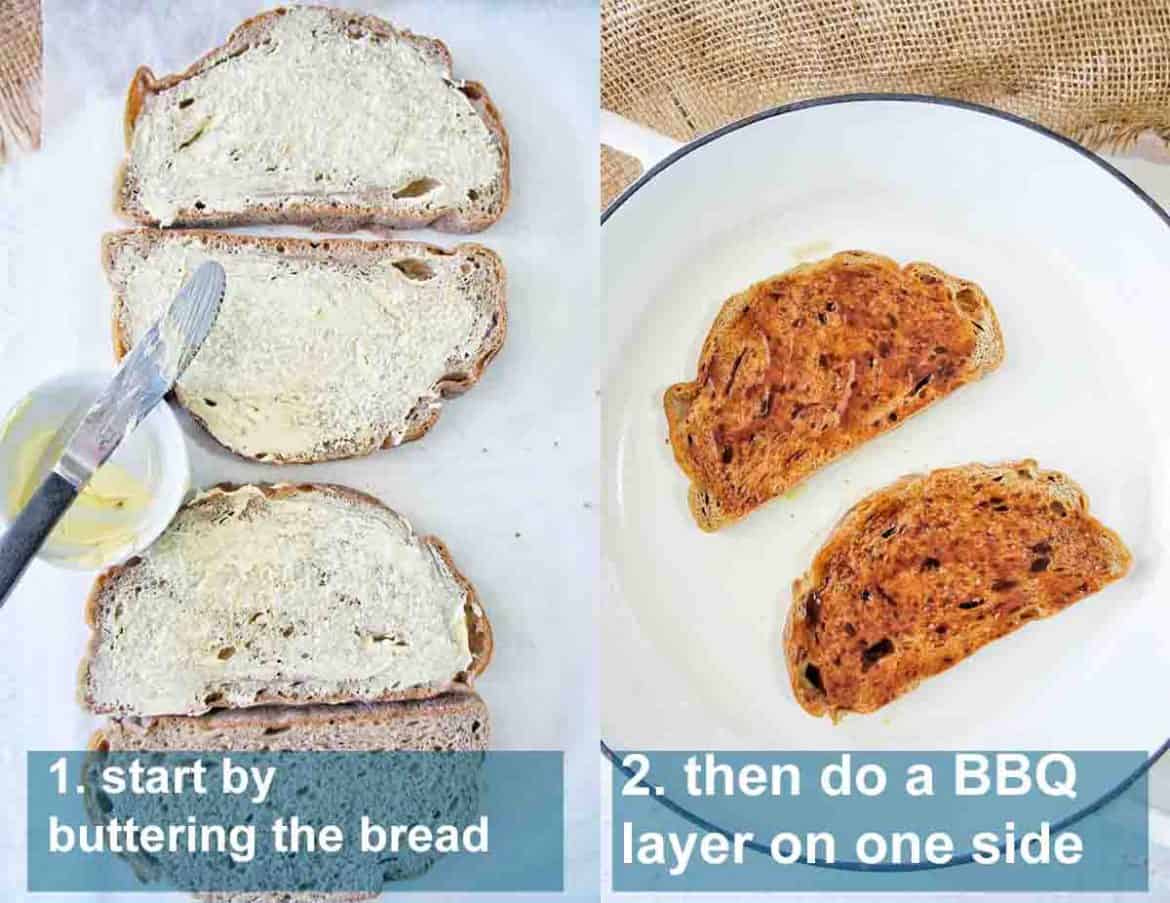 Baked Bean Toastie Sweet Caramel Sunday