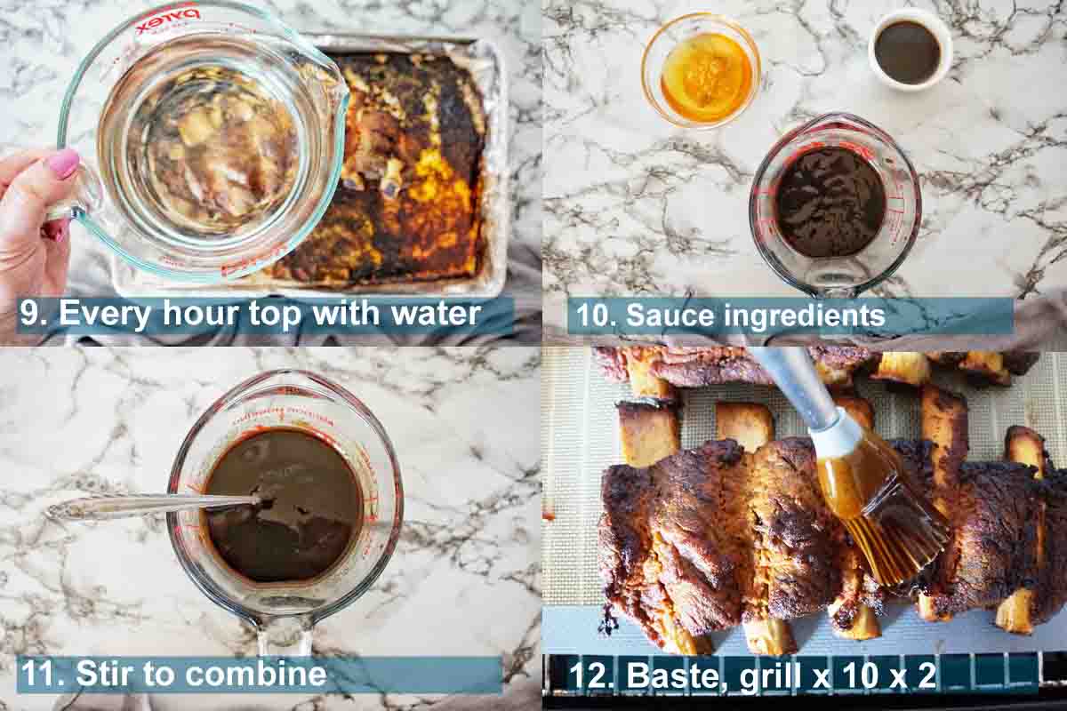 how to cook beef ribs in oven then grill