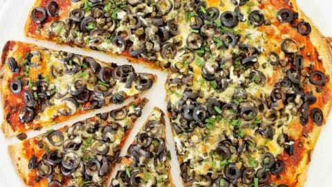 Black Olive Pizza - Sweet Caramel Sunday