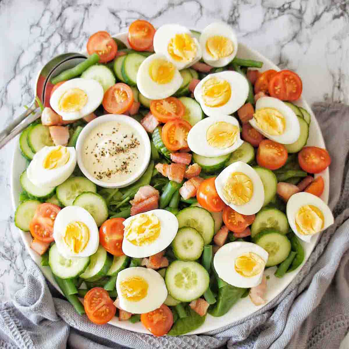 Boiled Egg Salad Sweet Caramel Sunday