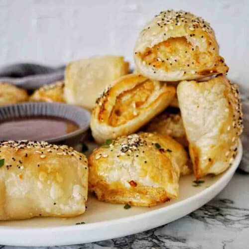 Puff Pastry Sausage Rolls - Plain Chicken