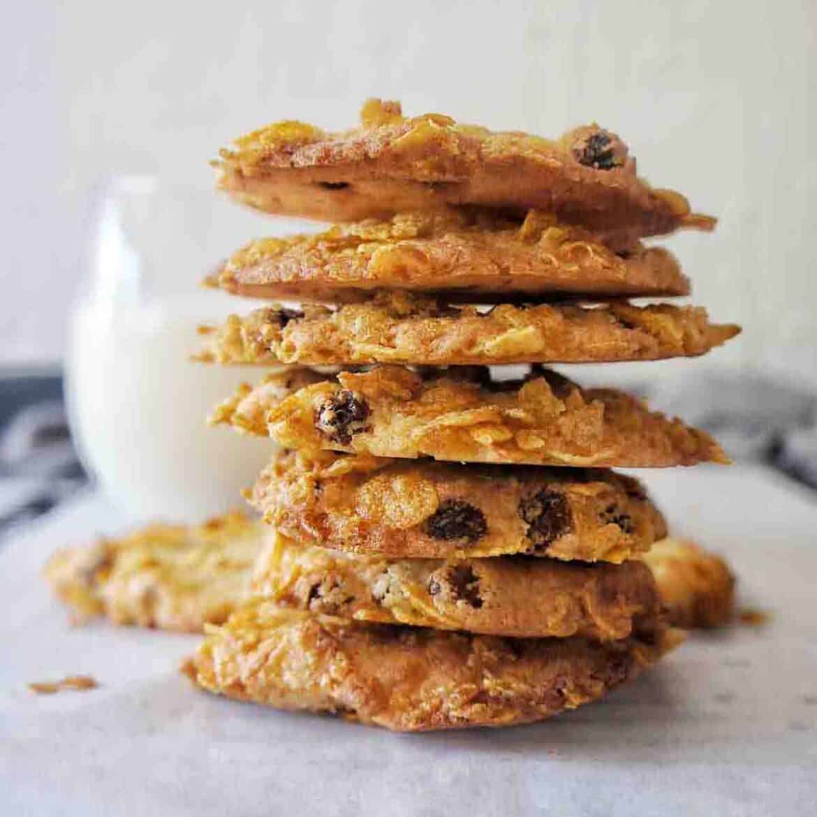 Cornflake Biscuits Sweet Caramel Sunday