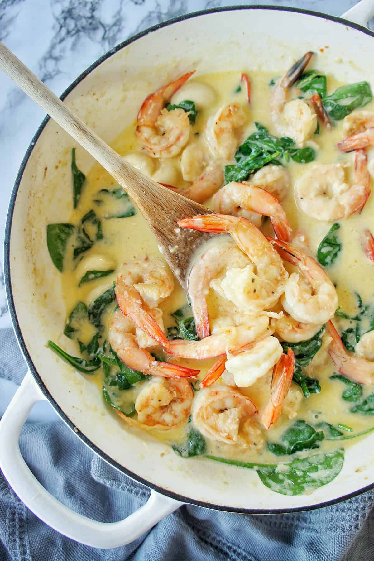 Creamy Garlic Prawns | Sweet Caramel Sunday