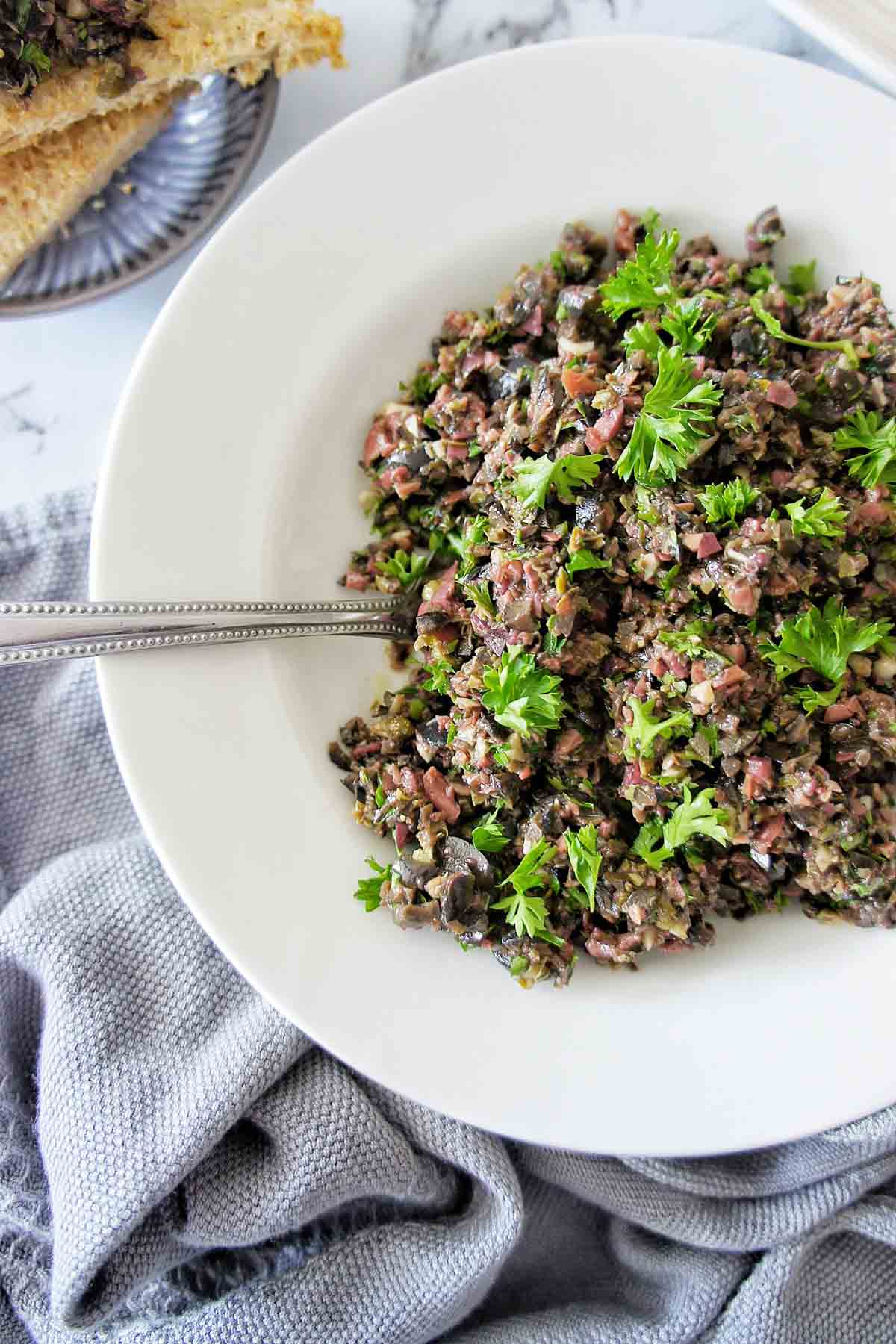 Black Olive Tapenade (Easy with 8 ingredients!) | Sweet Caramel Sunday