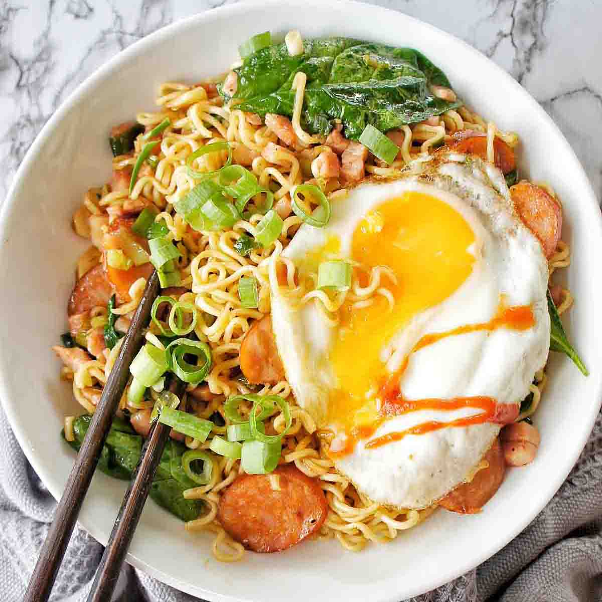 Hungover Noodles (Leap out of bed for!) - Sweet Caramel Sunday