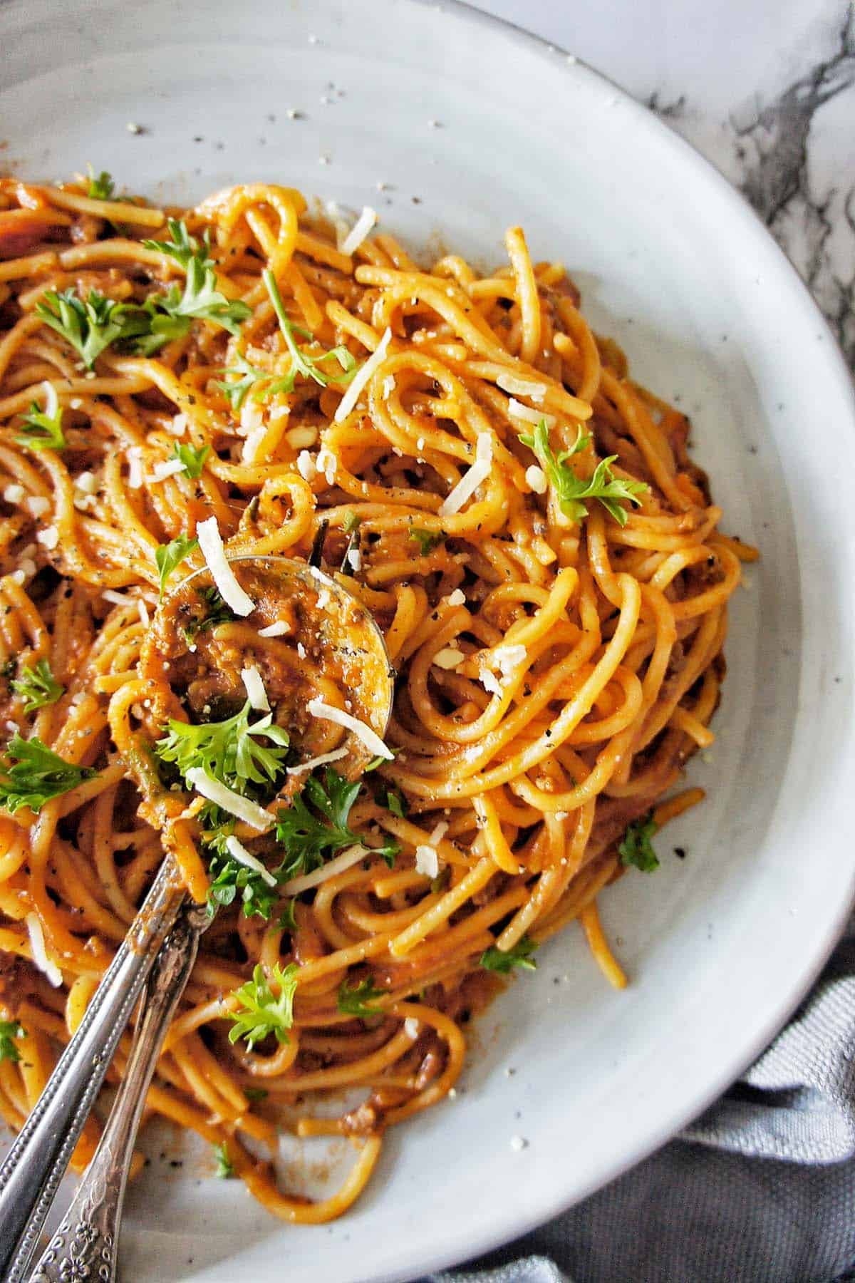 Instant Pot Spaghetti Bolognese Sweet Caramel Sunday
