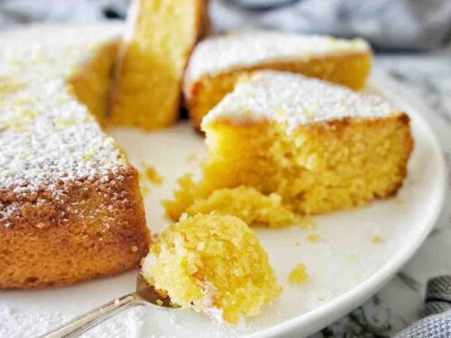 Lemon Polenta Cake - Recipe - Gluten Free Lemon Polenta Cake Recipe