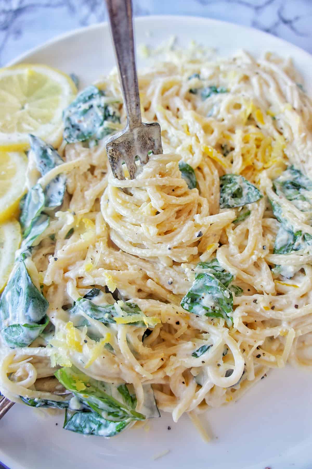 Lemon Ricotta Pasta | Sweet Caramel Sunday