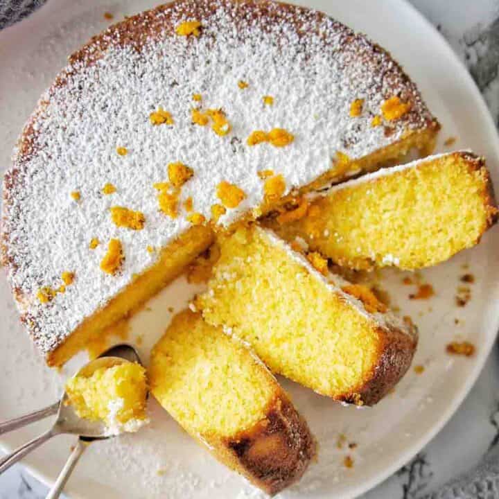 Orange Polenta Cake | Sweet Caramel Sunday