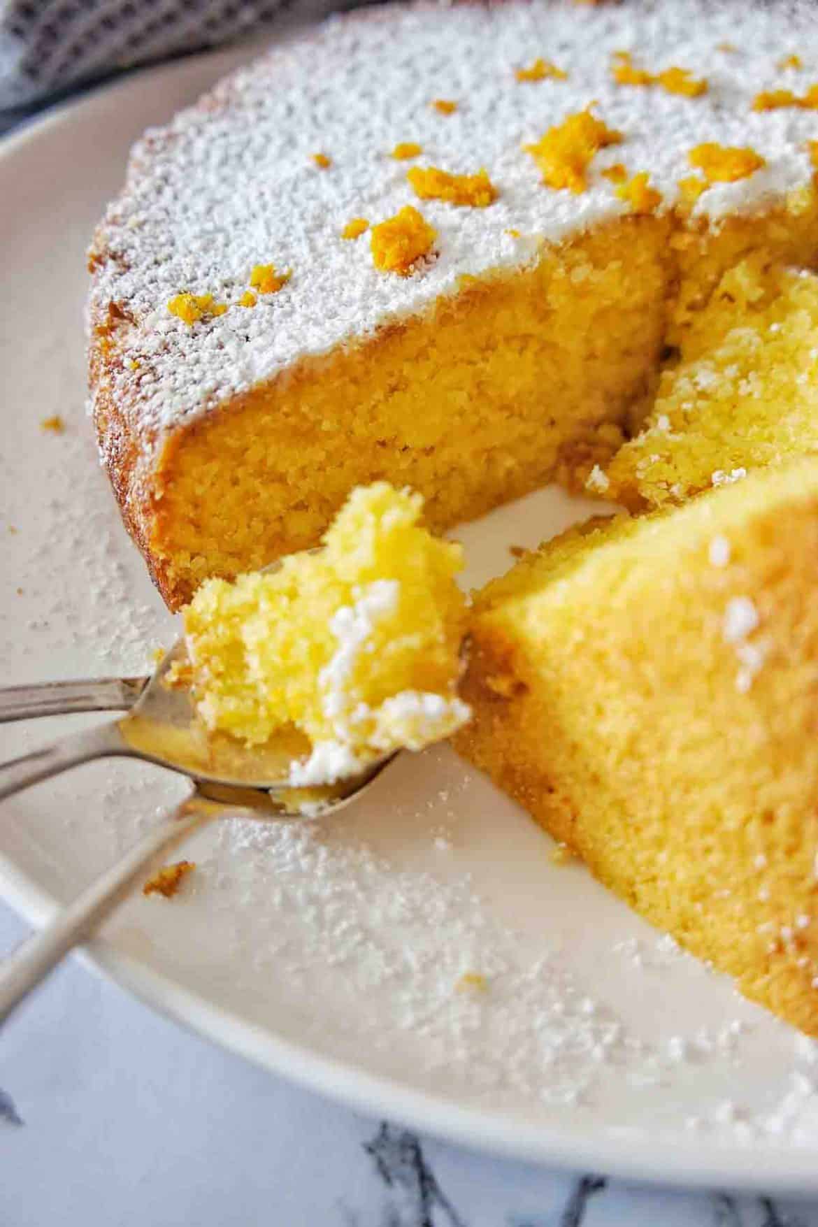 Orange Polenta Cake | Sweet Caramel Sunday