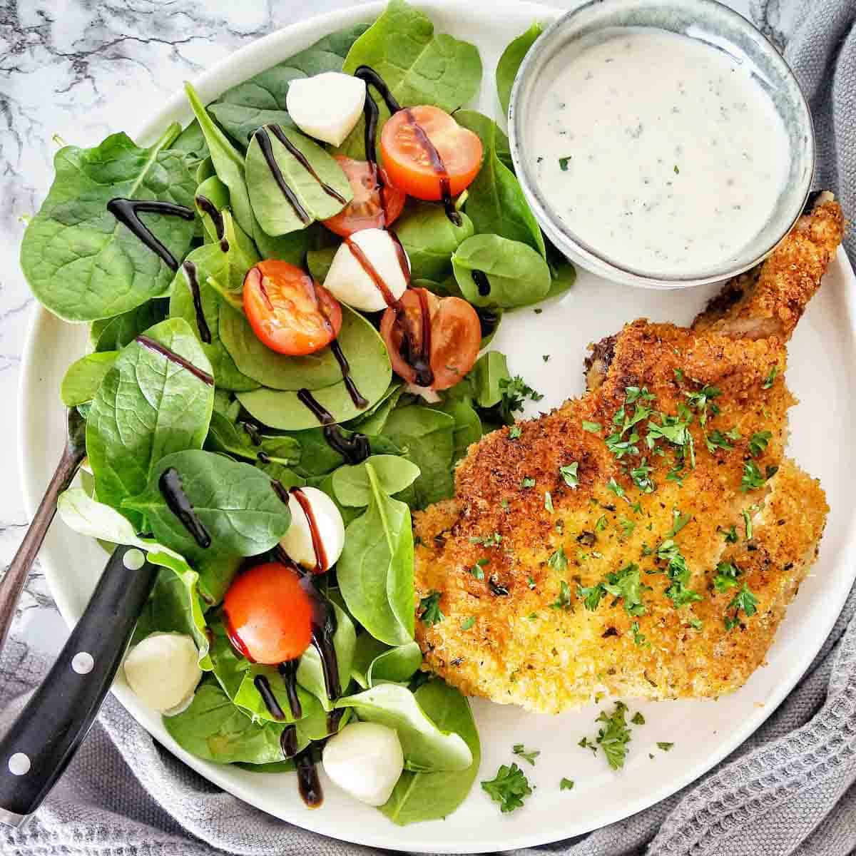 Panko Pork Chops - Sweet Caramel Sunday