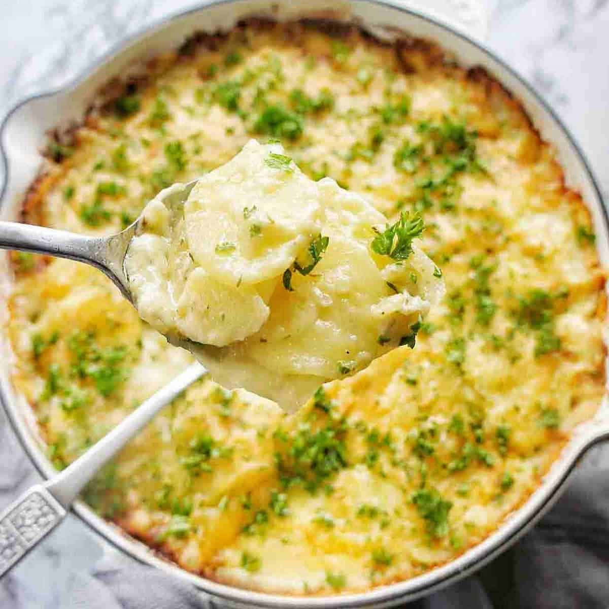 Quick Potato Bake Sweet Caramel Sunday