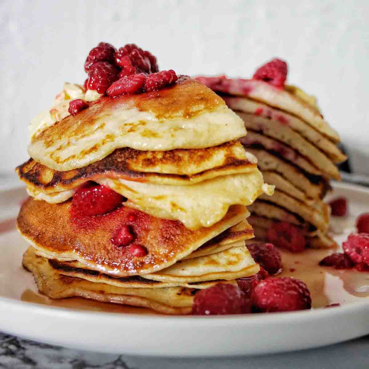 Raspberry pancakes outlet