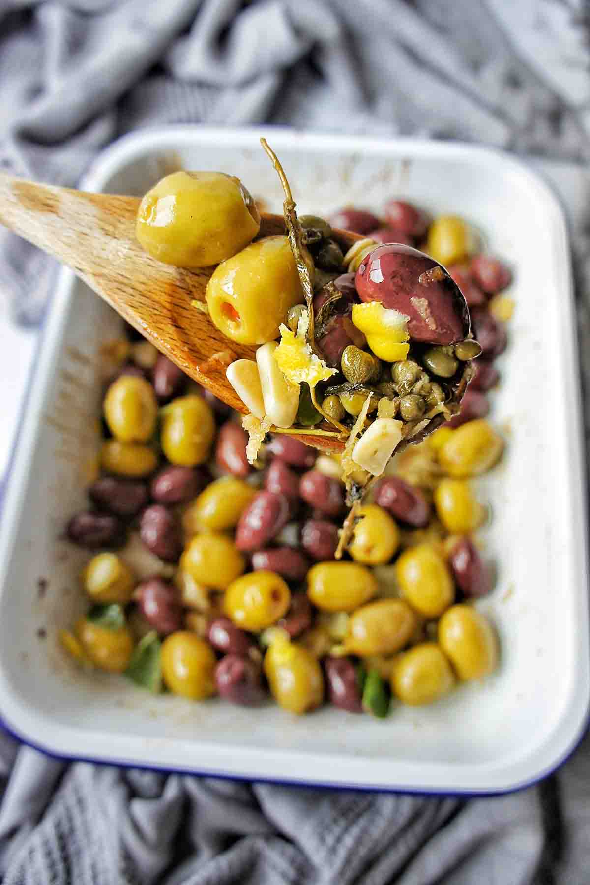 Roasted Olives (Simple 20 min recipe) Sweet Caramel Sunday