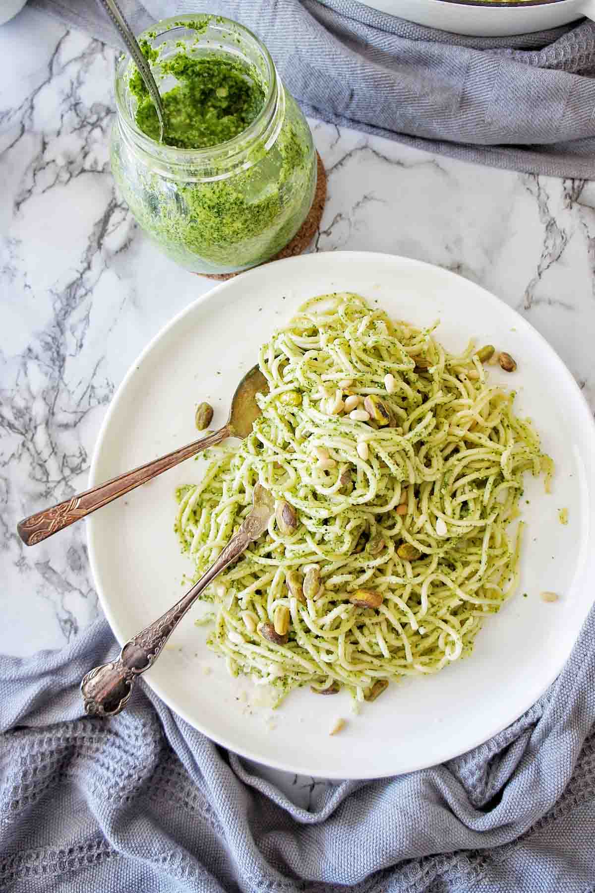 Rocket Pesto Pasta Sweet Caramel Sunday
