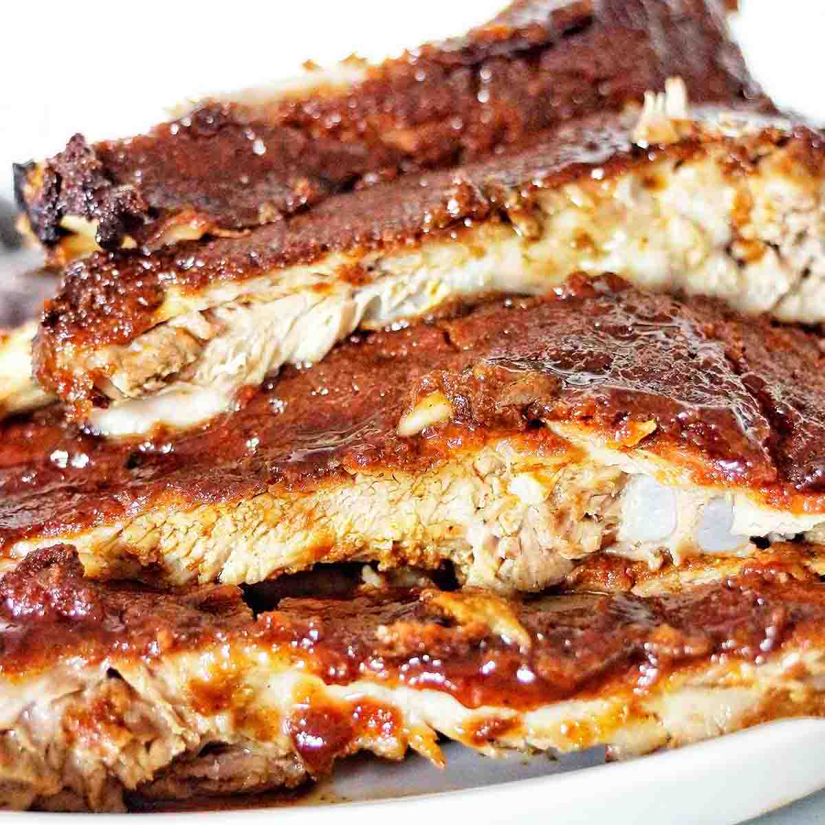 Slow Cooker Dry Rub Ribs Sweet Caramel Sunday