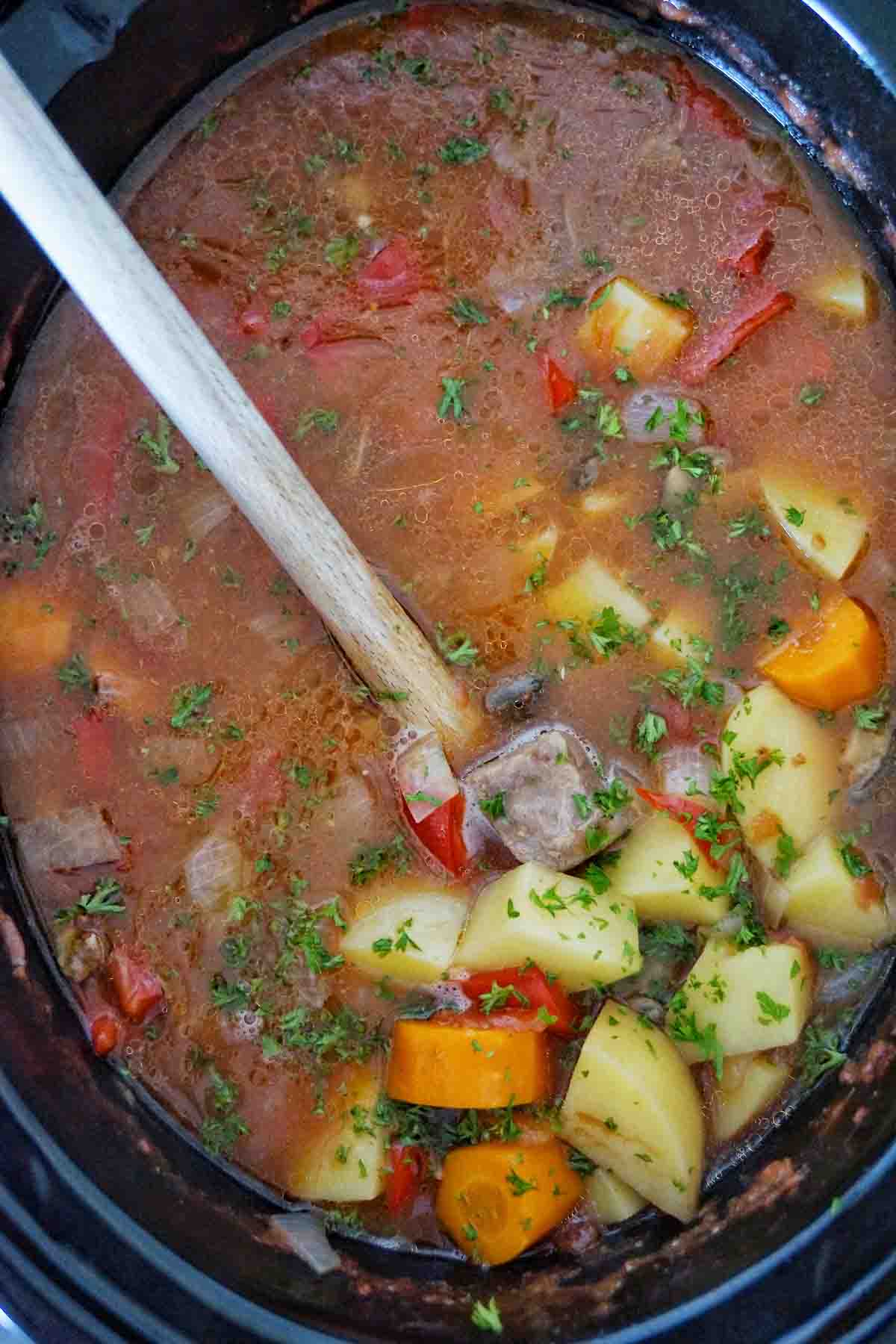 Slow Cooker Lamb Stew Sweet Caramel Sunday