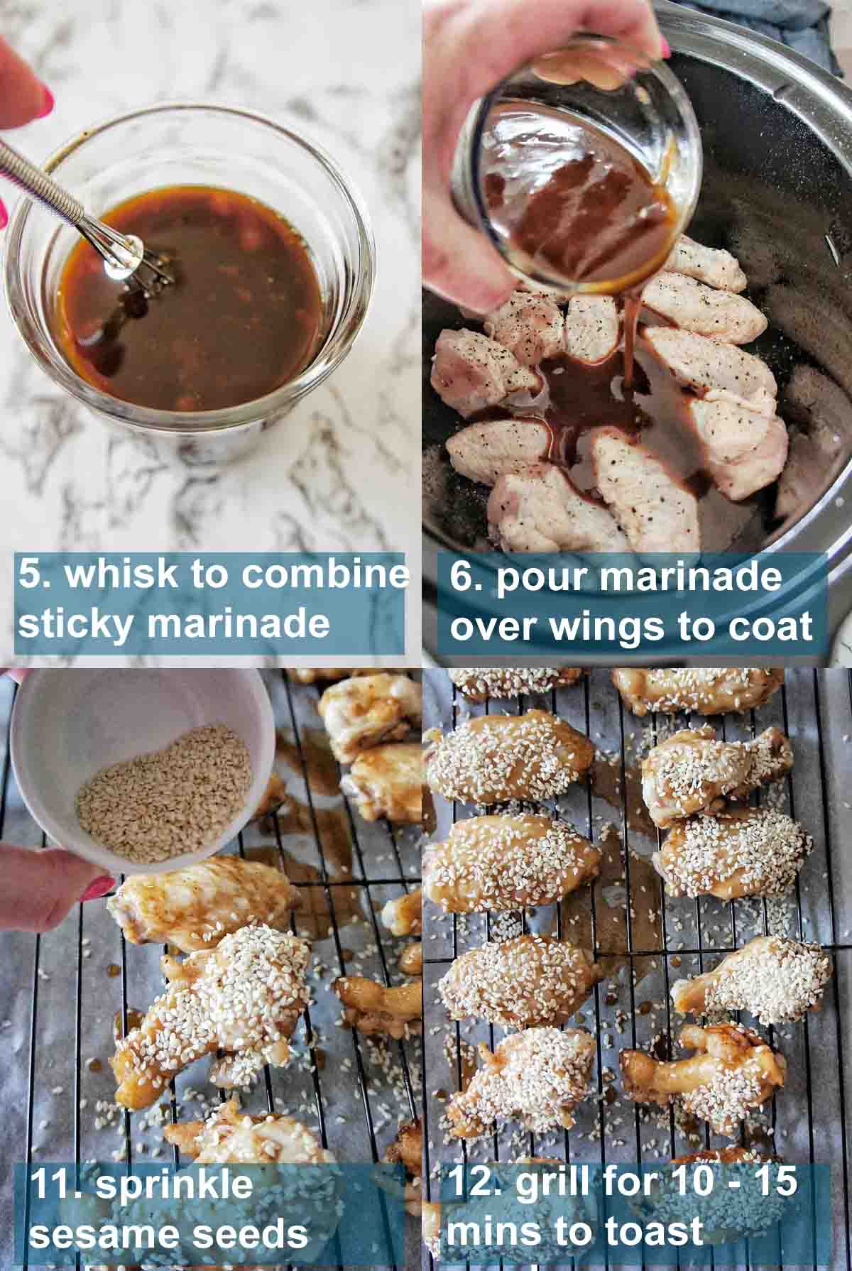 Slow Cooker Sticky Chicken Wings | Sweet Caramel Sunday