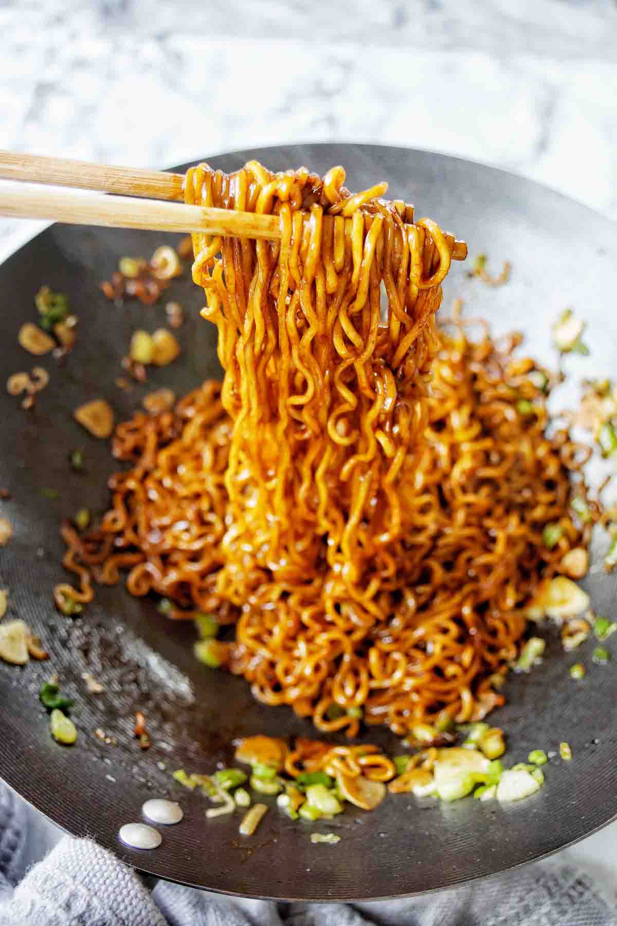 Soy Sauce Noodles (with a simple Asian sauce!) Sweet Caramel Sunday