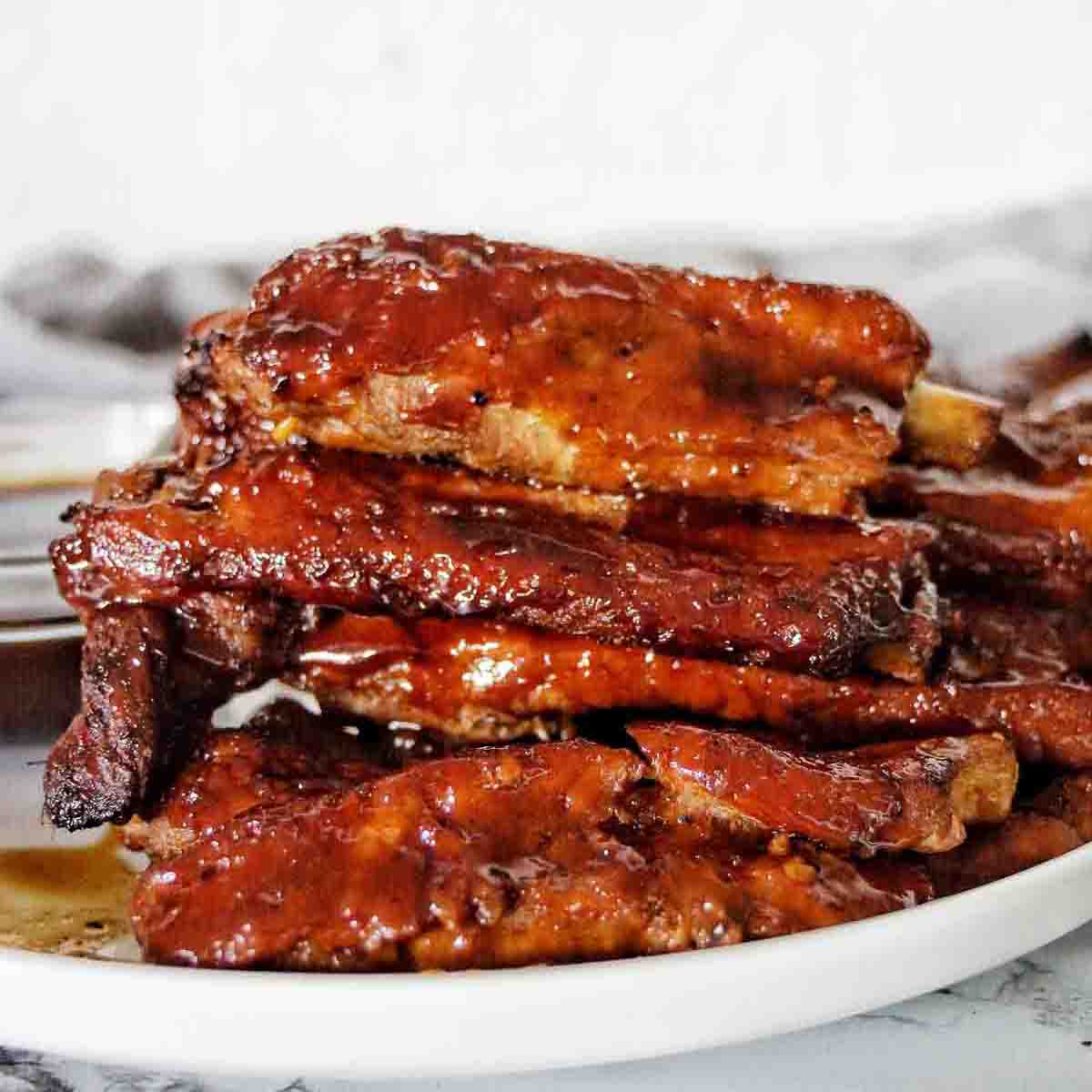 Sweet 'n Sticky Honey Barbecue Pork Ribs - Learn to Smoke Meat