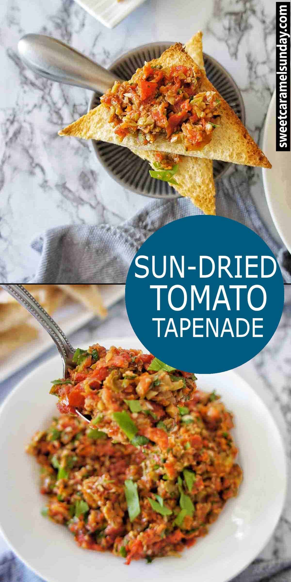 SunDried Tomato Tapenade (8 easy ingredients!) Sweet Caramel Sunday