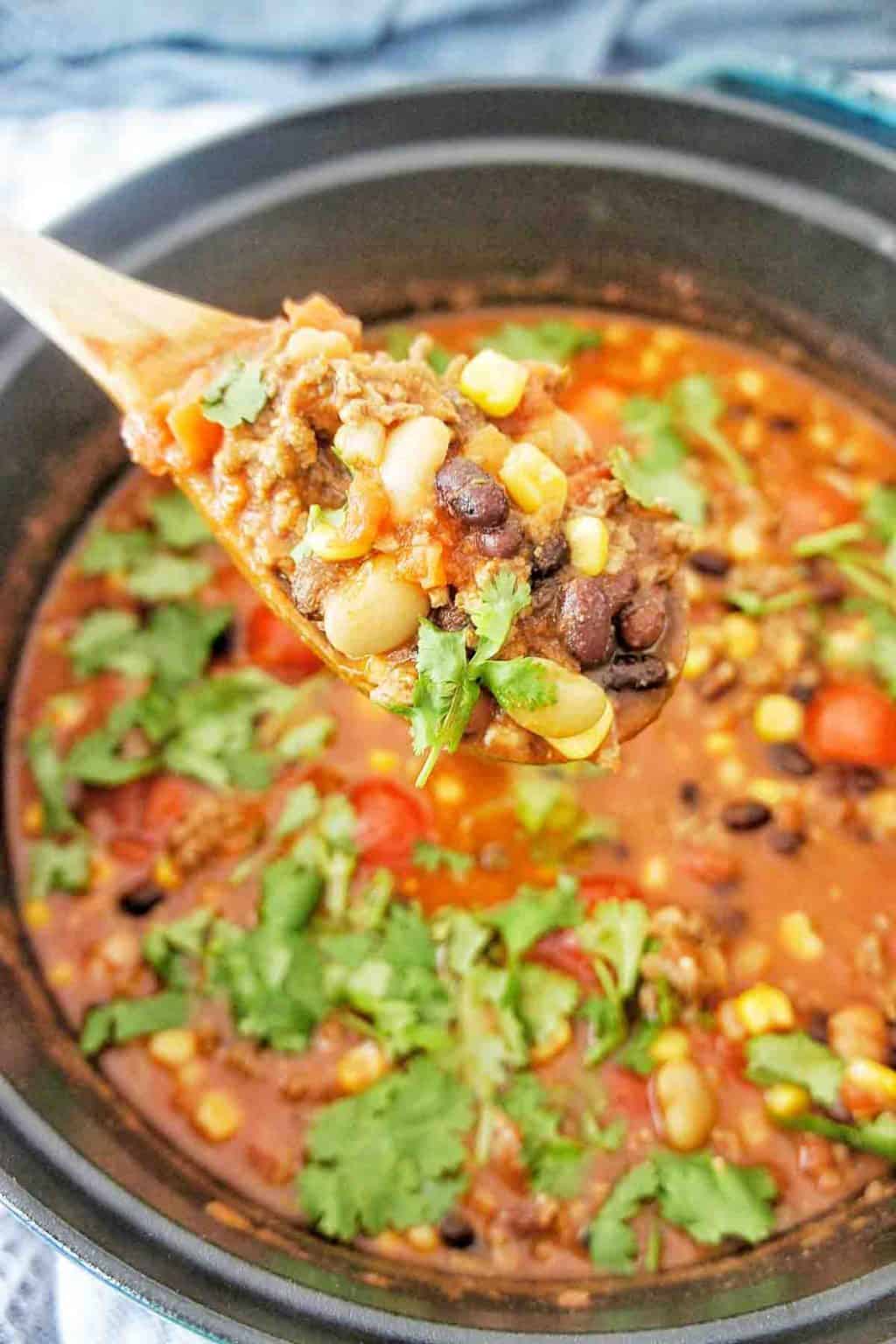 Taco Soup with Black Beans | Sweet Caramel Sunday