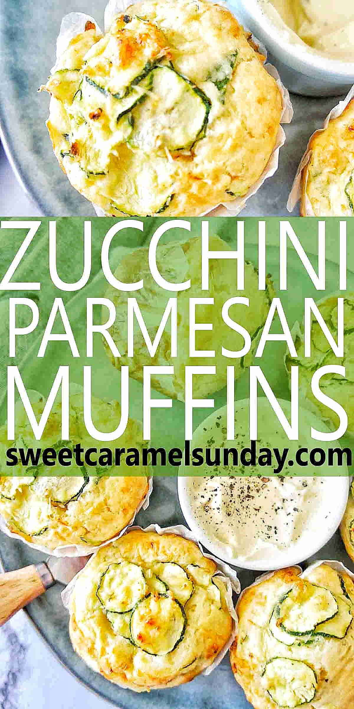 zucchini parmesan muffins