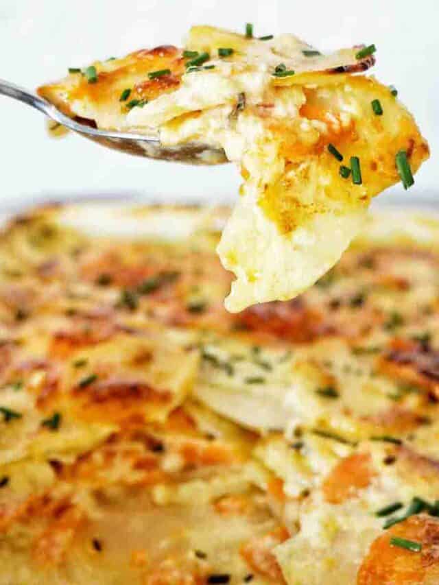 Potato And Sweet Potato Bake - Sweet Caramel Sunday